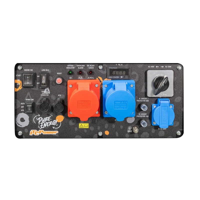 GG90XEi-T Generador inverter gasolina abierto 9 KW / 230V ITCPower