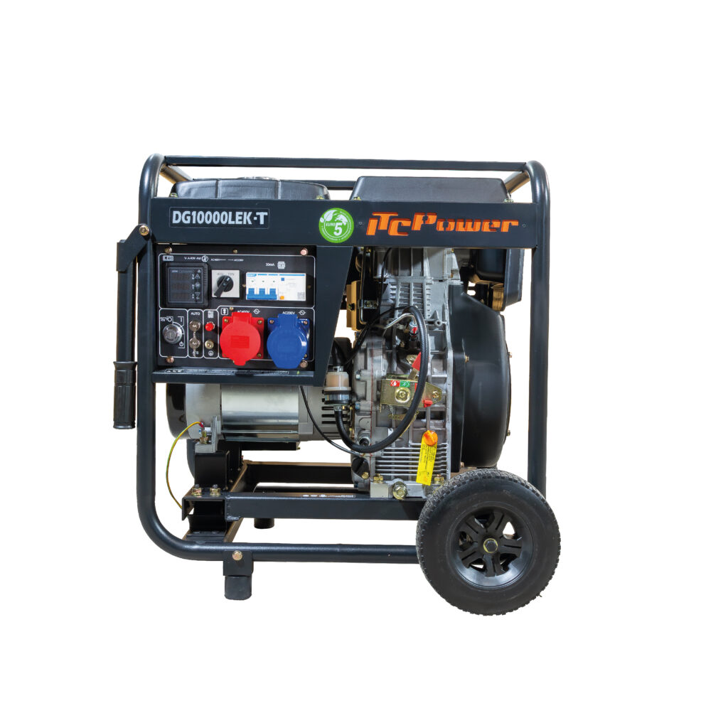 Generador Diésel abierto Full Power modelo DG10000LEK-T