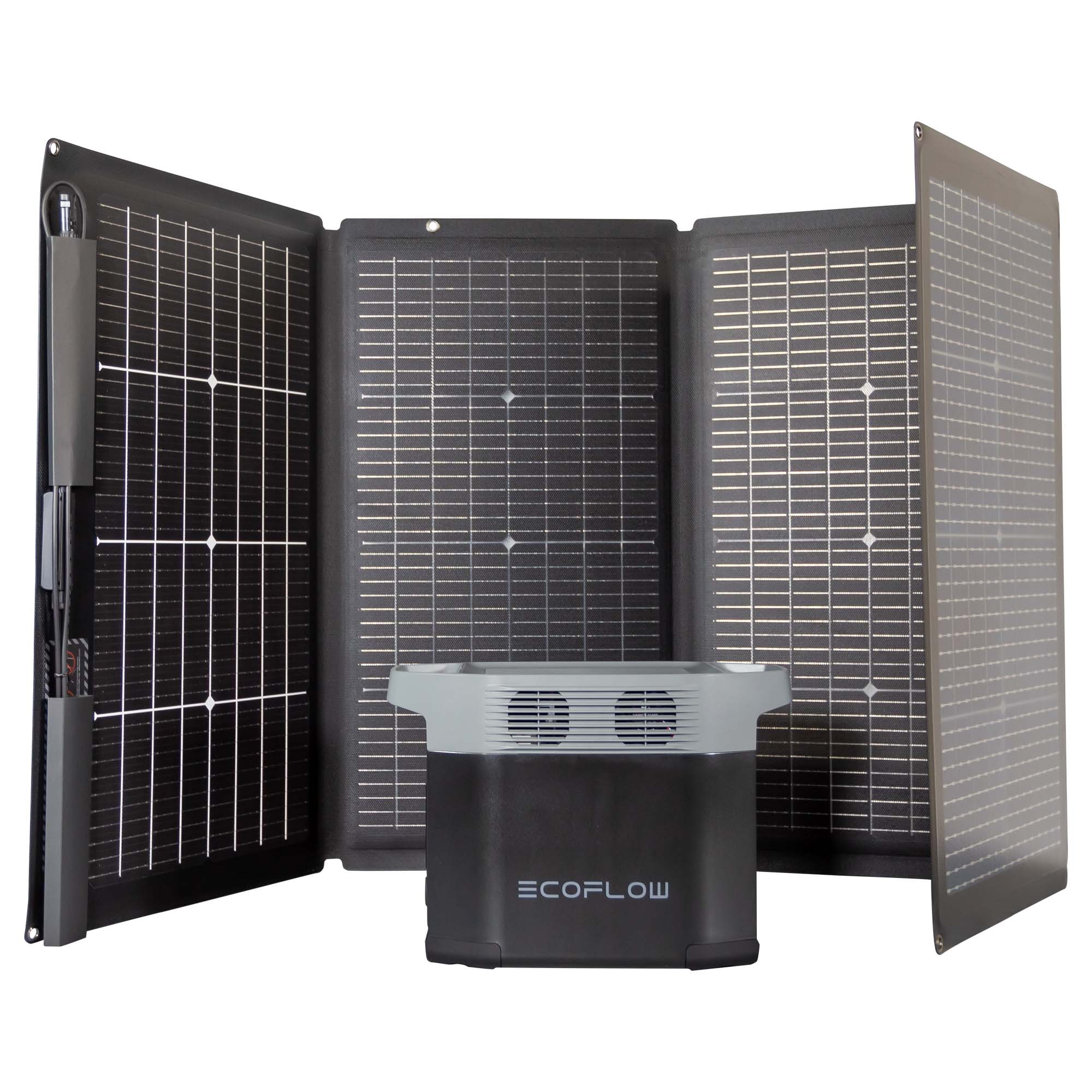 ♻️ EcoFlow Estación de carga DELTA 2 ? + Panel Solar ? Bifacial de 220W